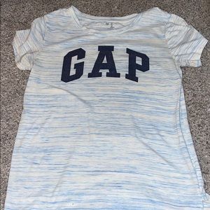 Small blue and white striped Gap tee-shirt